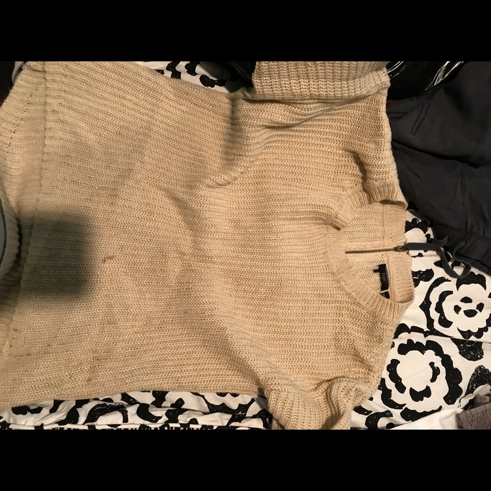 Cream sweater